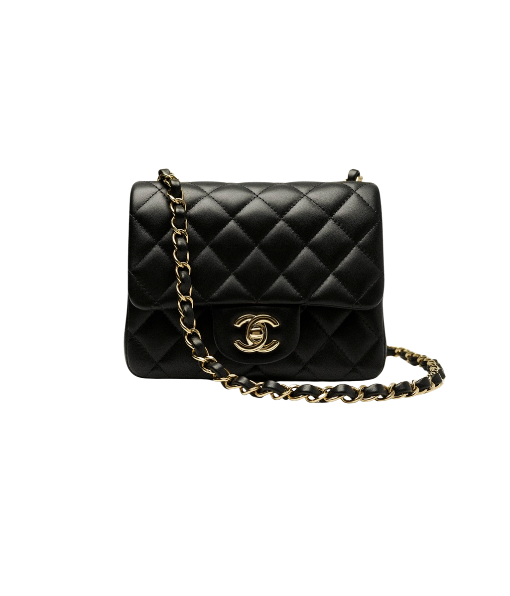 Chanel Mini Classic Flap Bag

Lambskin Leather