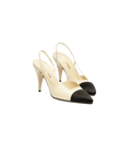 Chanel Cap-Toe Slingbacks

Color: Beige/Black