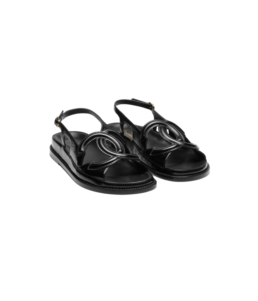 CHANEL CC Slingback Sandals
