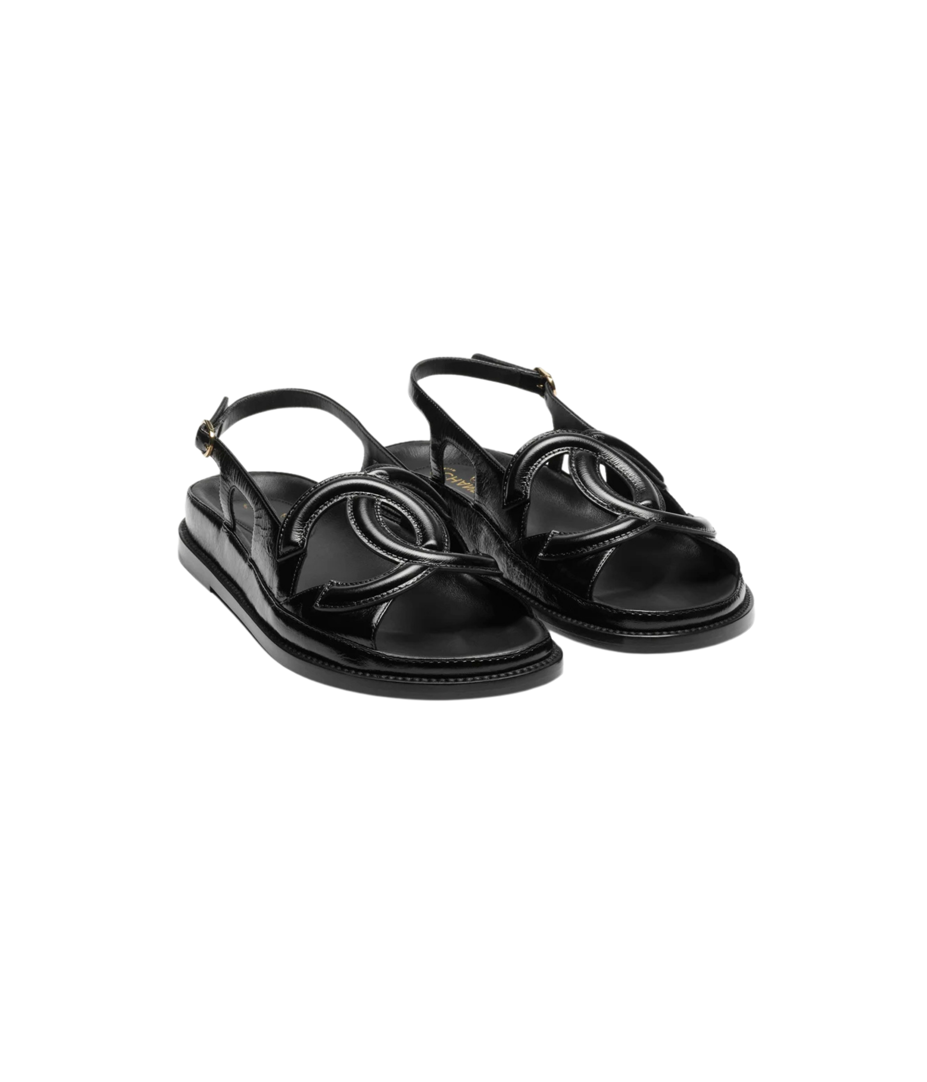 CHANEL CC Slingback Sandals