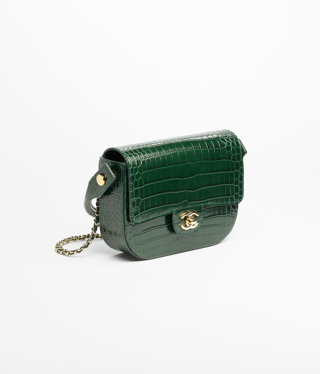 Chanel Kelly Handbag

Crocodile Embossed Calfskin Leather