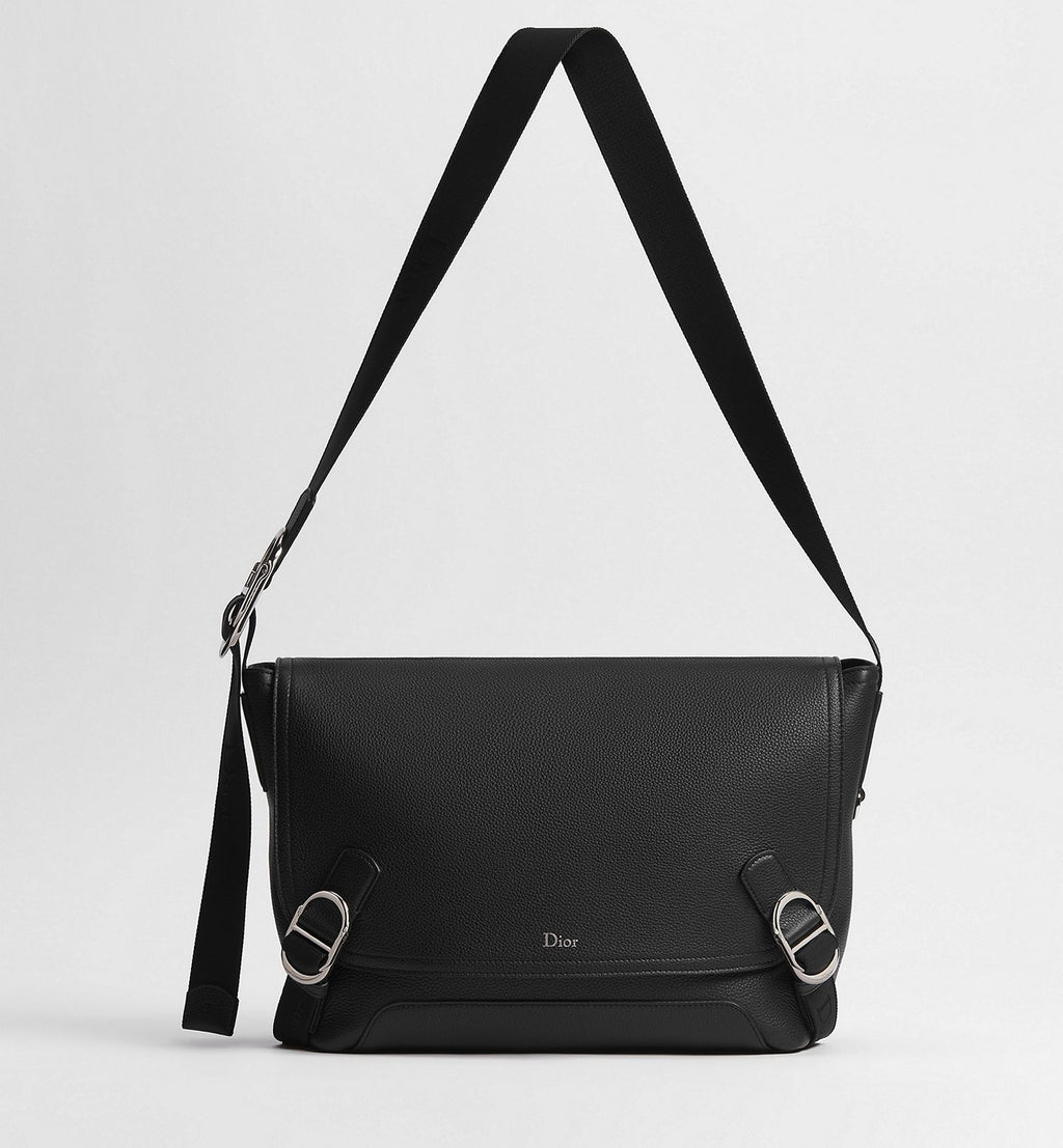 Medium Dior Jett Messenger 
Bag Color: Black Grained