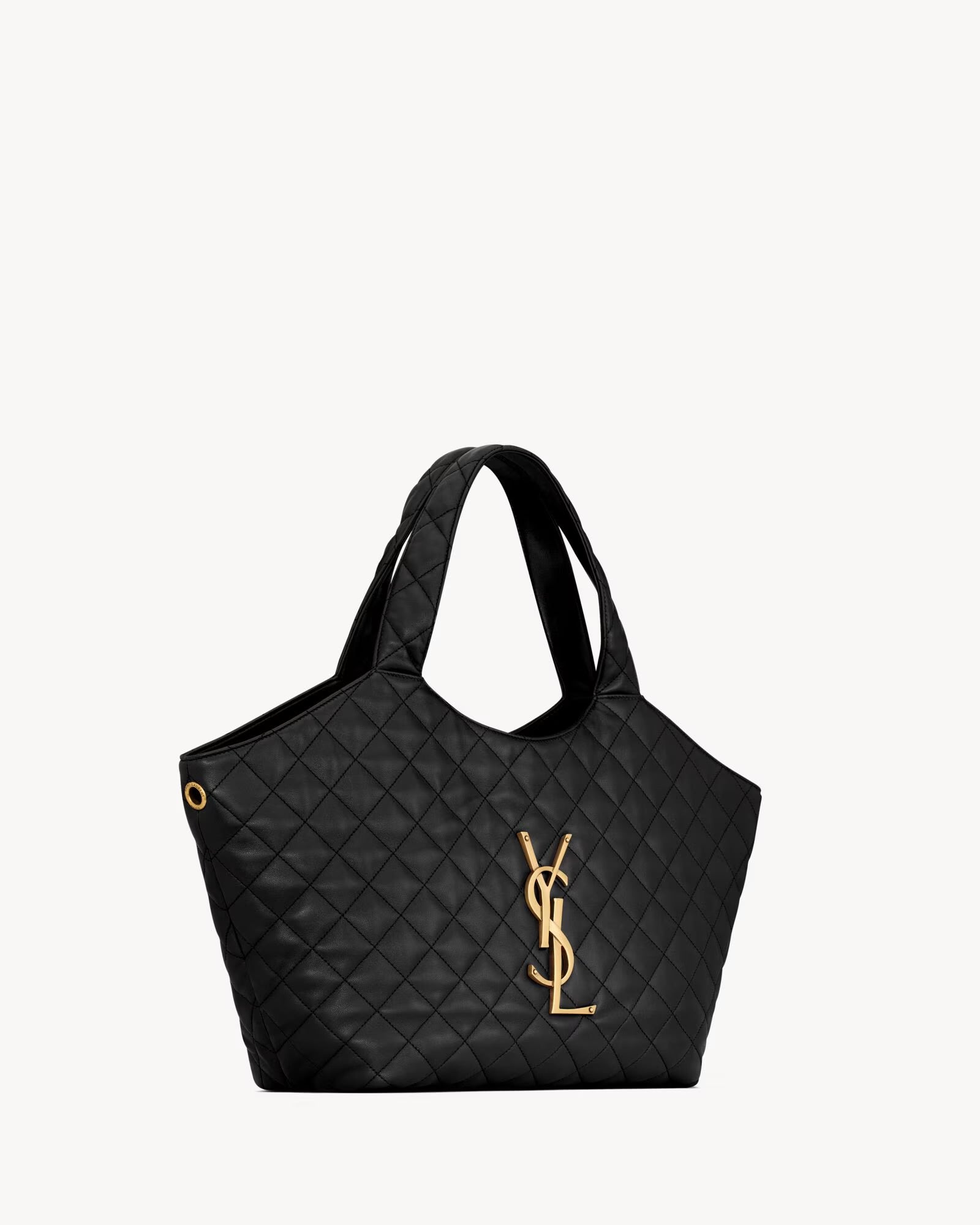YSL Icare Medium In Quilted Nappa