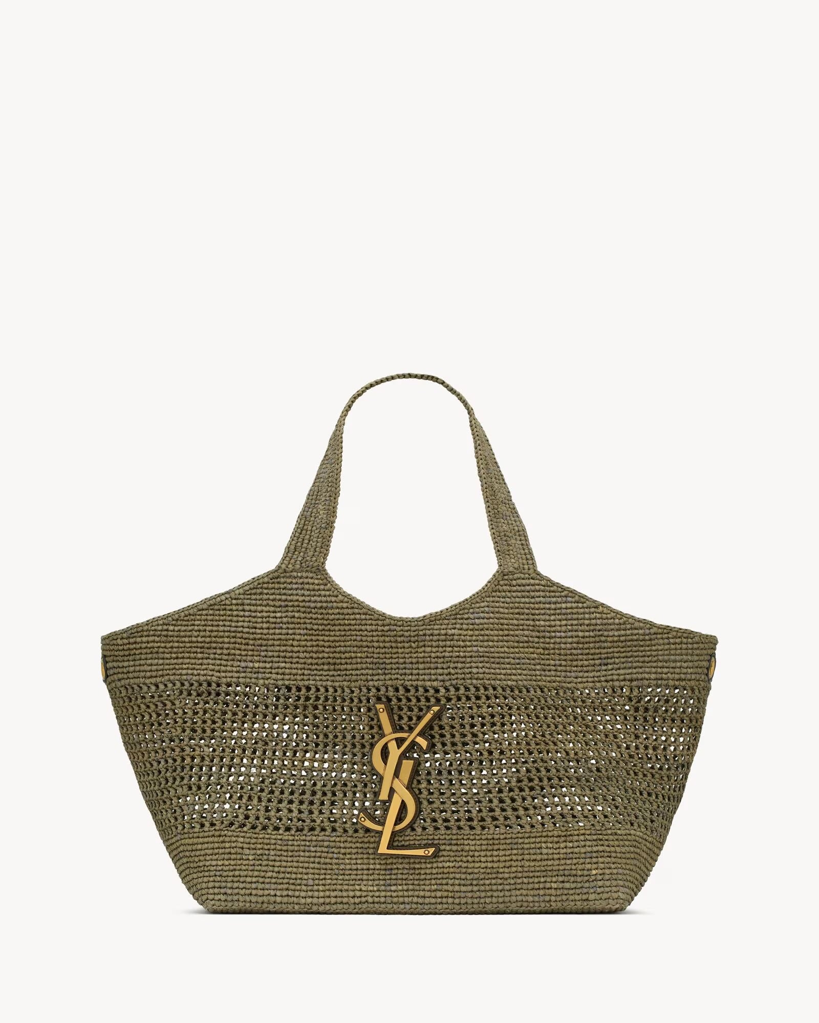 YSL Raffia Tote Medium