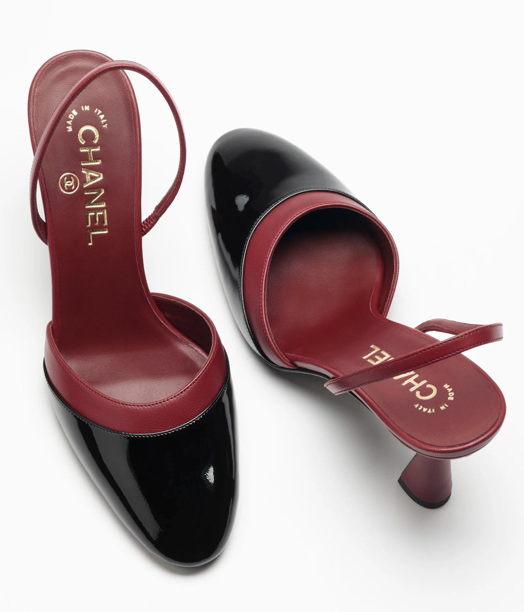 Chanel Cap-Toe Slingbacks

Color: Burgundy/Black