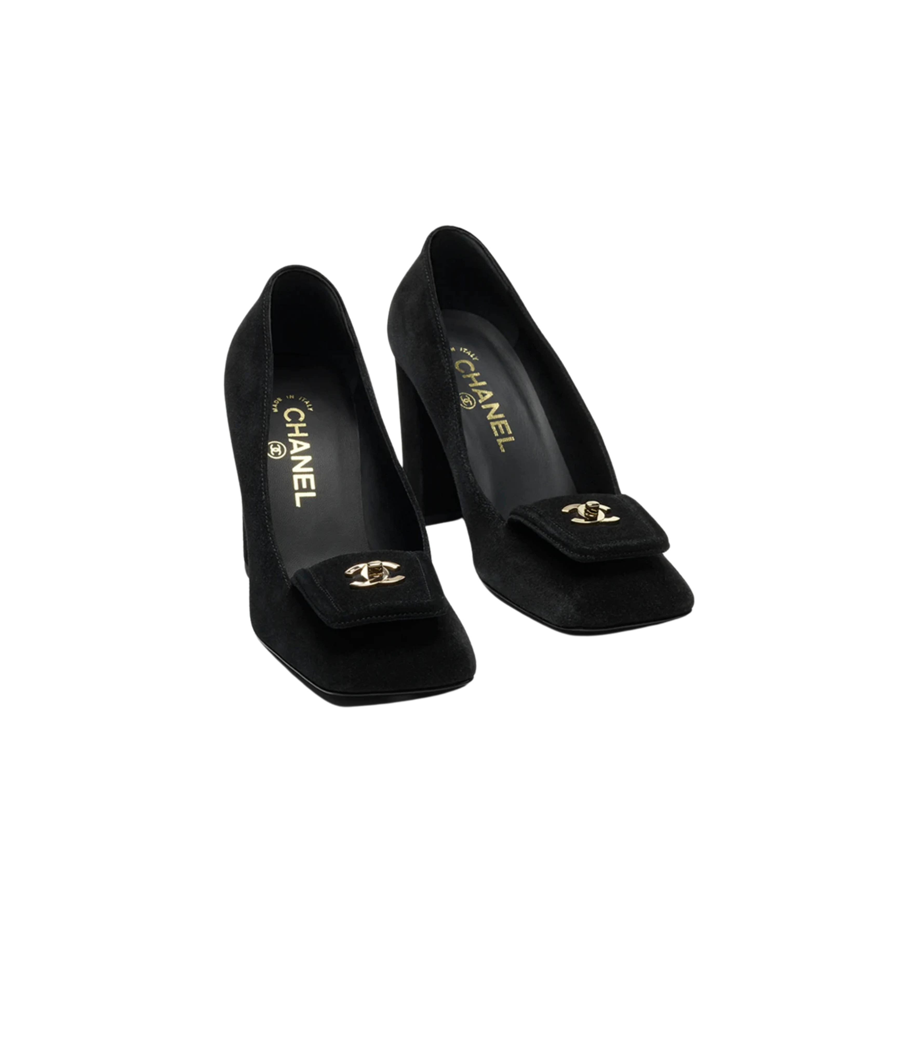 CHANEL Buckle Pumps

Color: Black