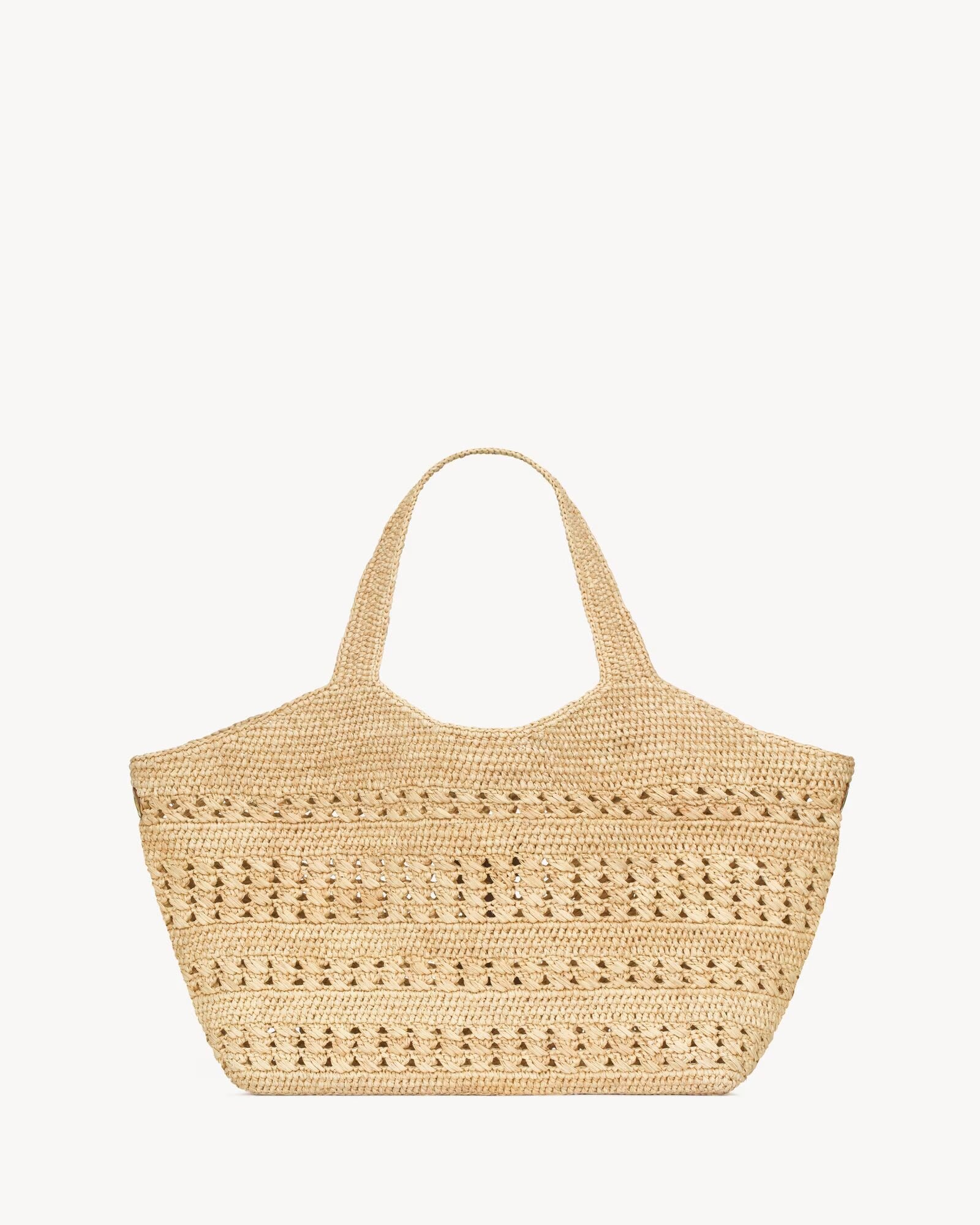 YSL Raffia Tote Medium