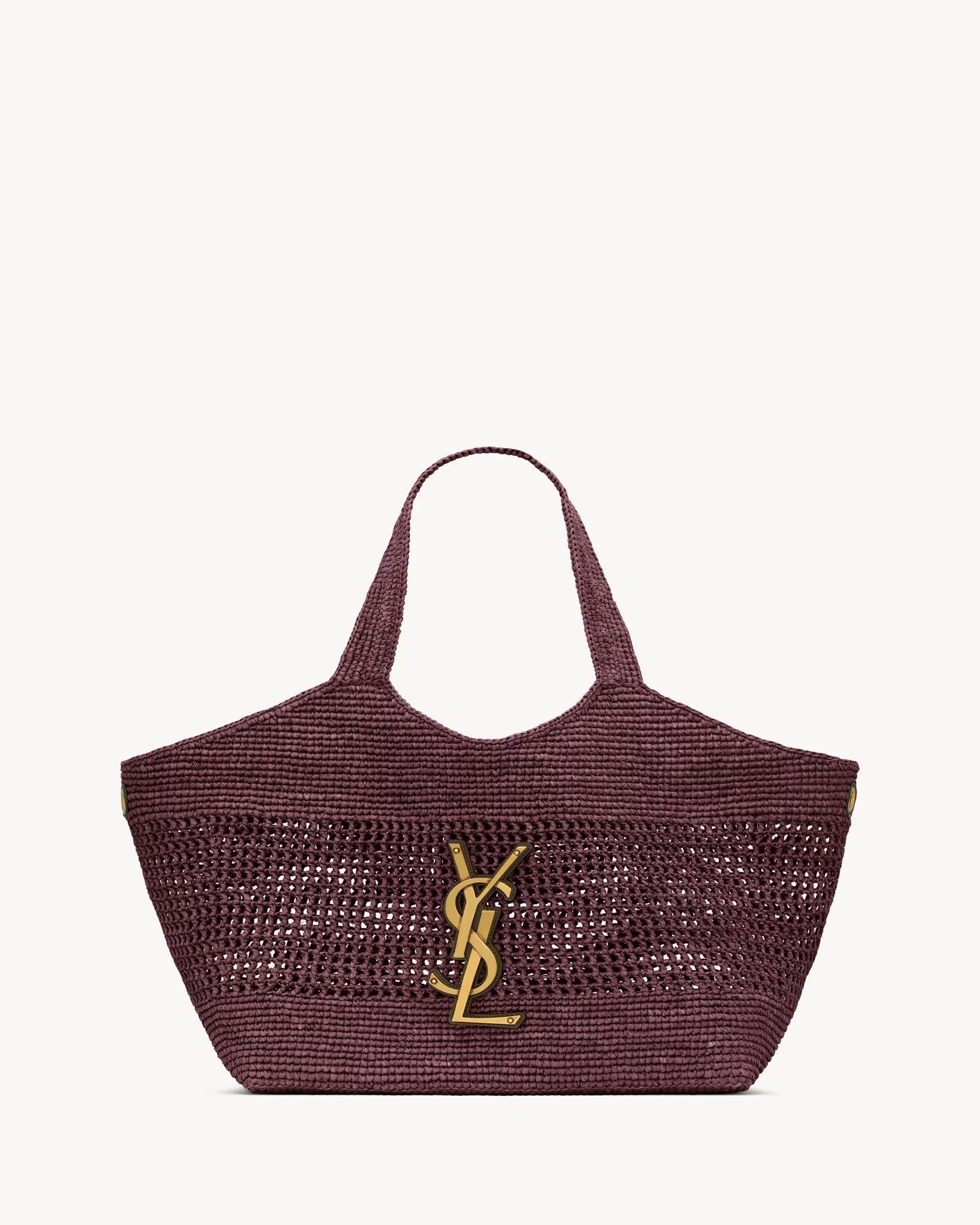 YSL Raffia Tote Medium