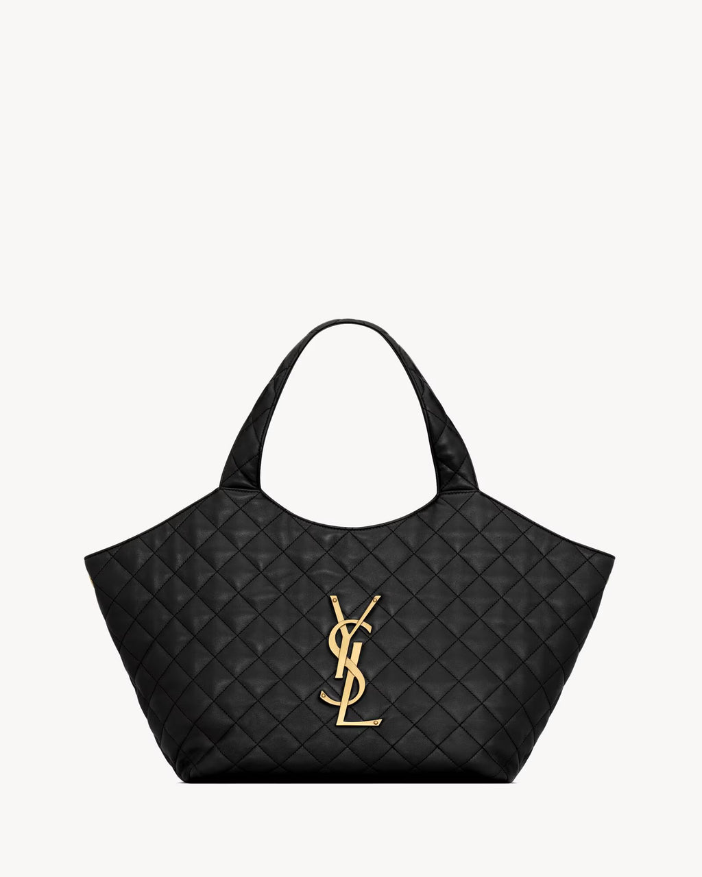 YSL Icare Medium In Quilted Nappa