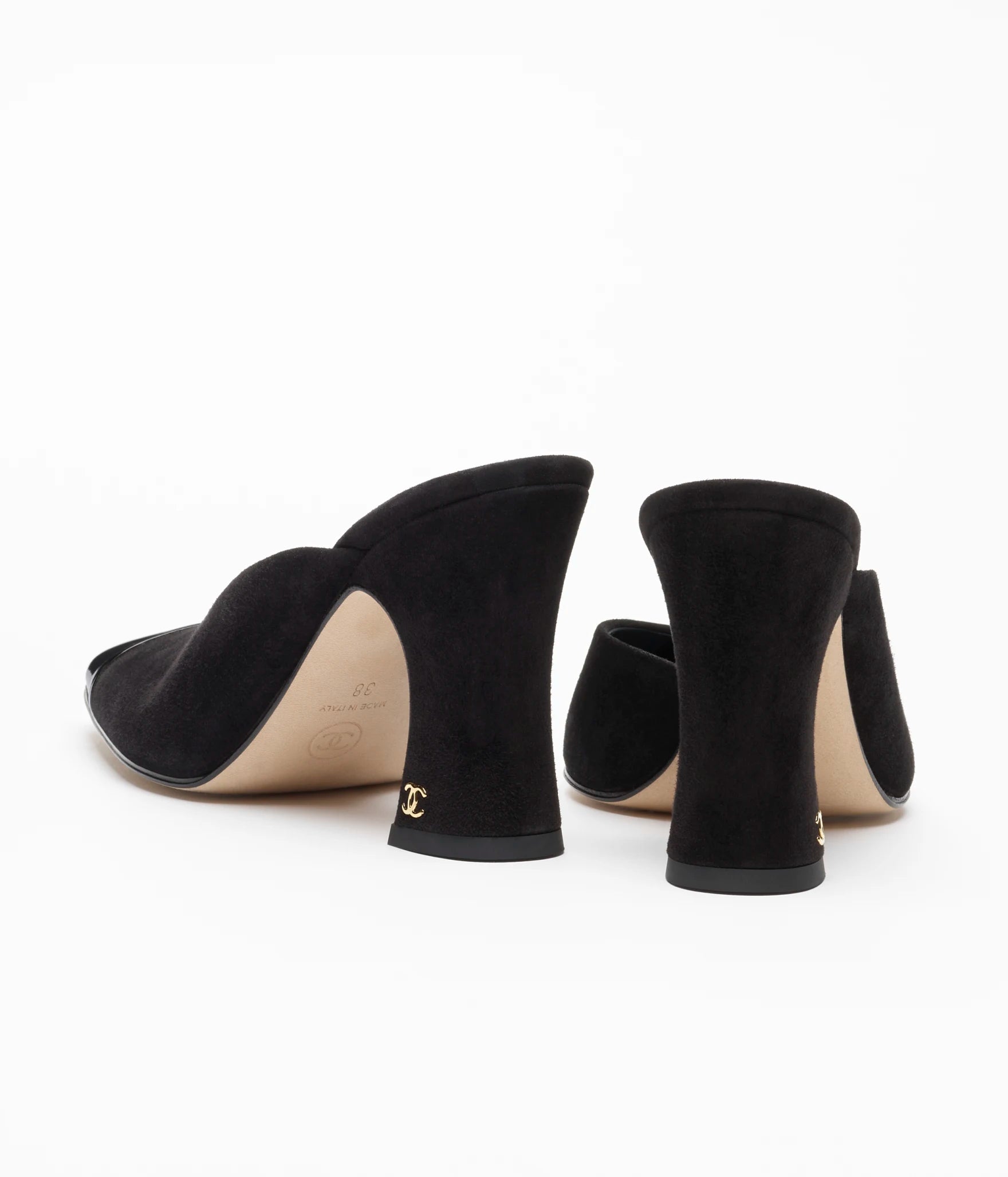 CHANEL Cap-Toe Mules

Color: Black