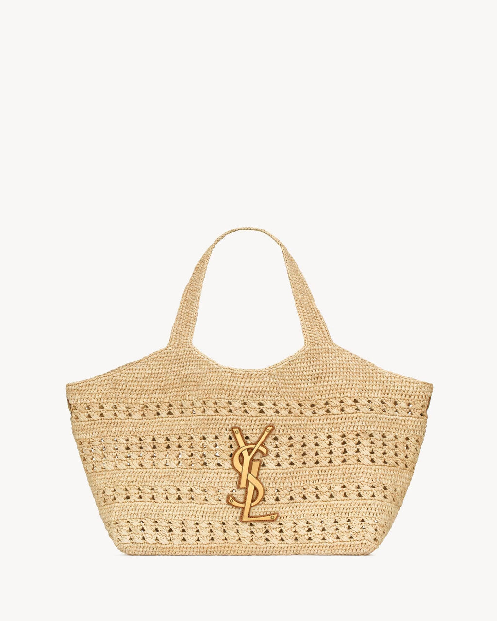 YSL Raffia Tote Medium