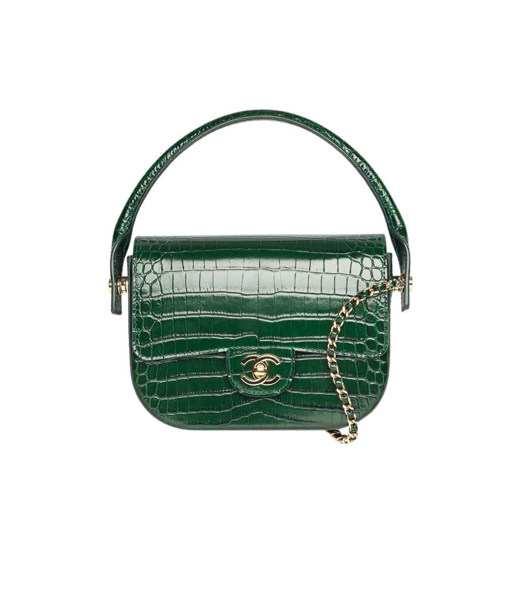 Chanel Kelly Handbag

Crocodile Embossed Calfskin Leather