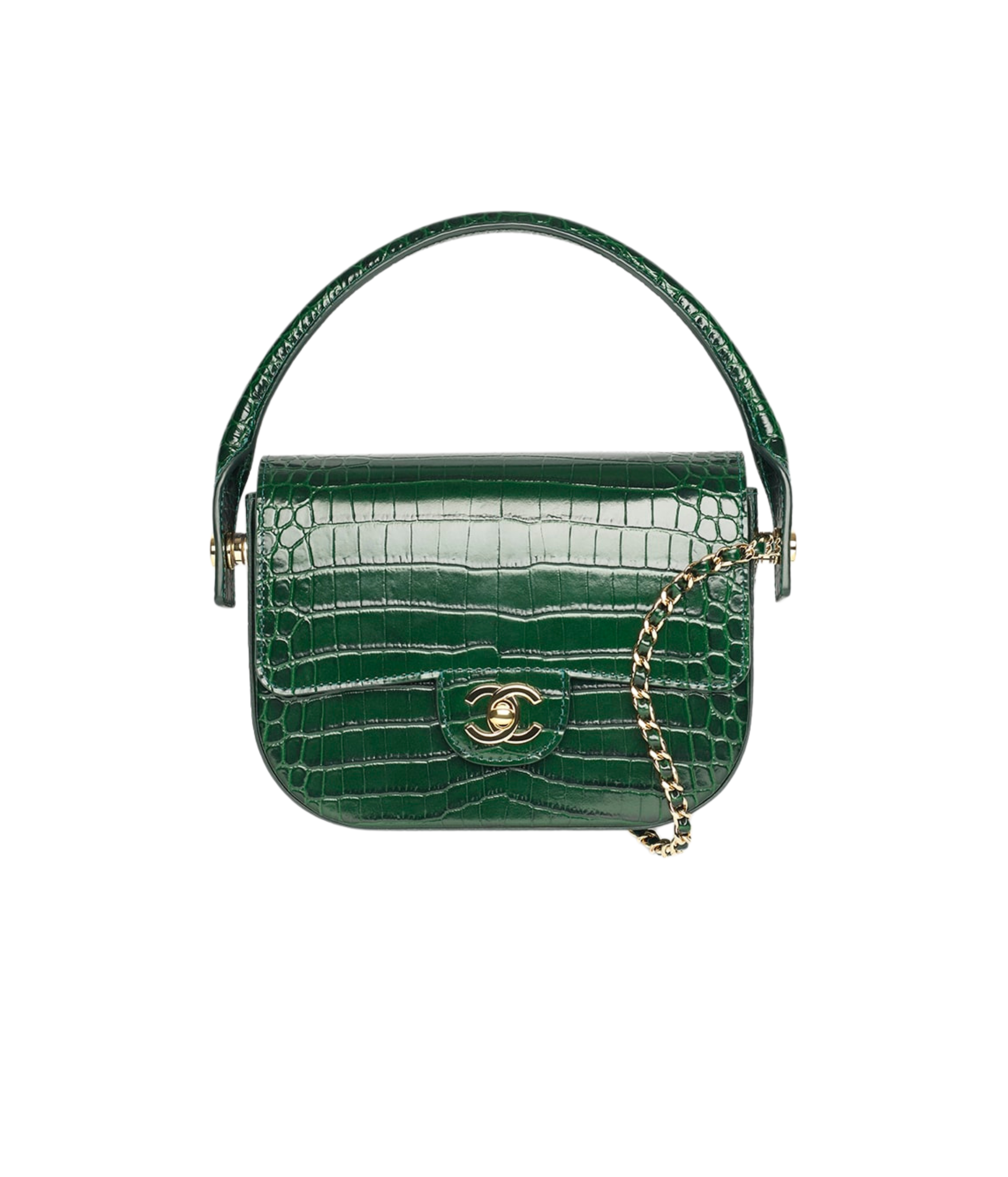 Chanel Kelly Handbag

Crocodile Embossed Calfskin Leather