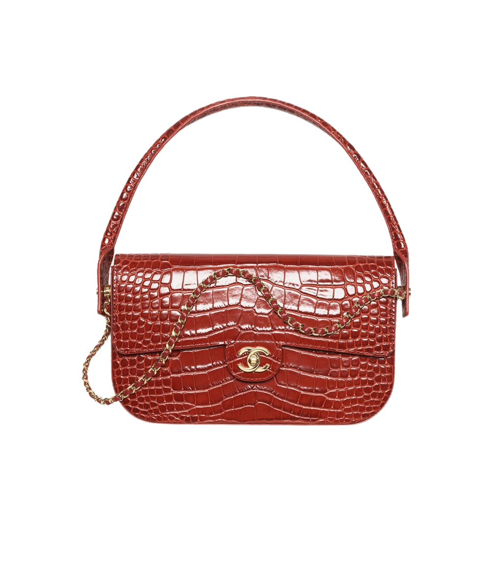 Chanel Kelly Handbag

Crocodile Embossed Calfskin Leather