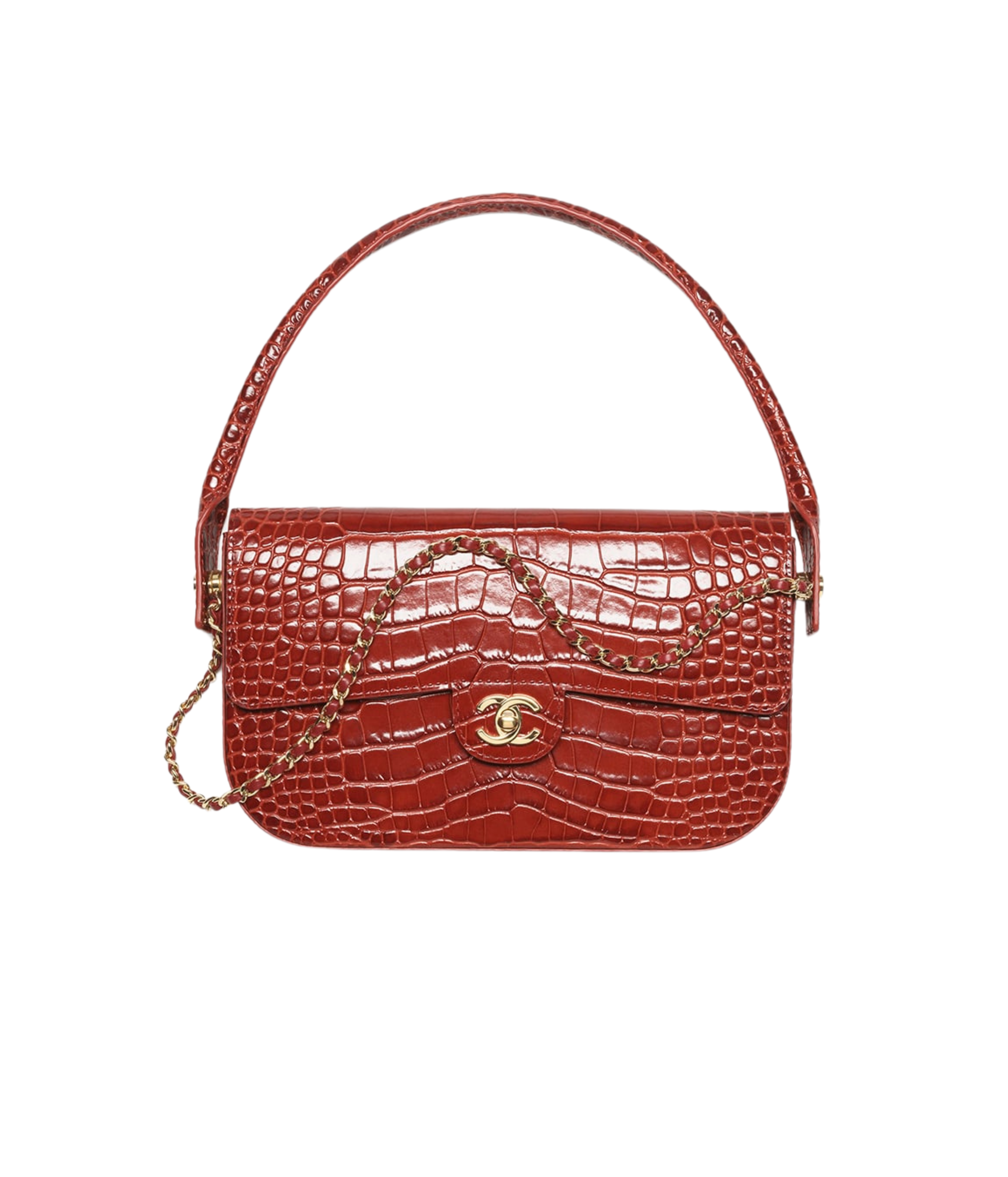Chanel Kelly Handbag

Crocodile Embossed Calfskin Leather