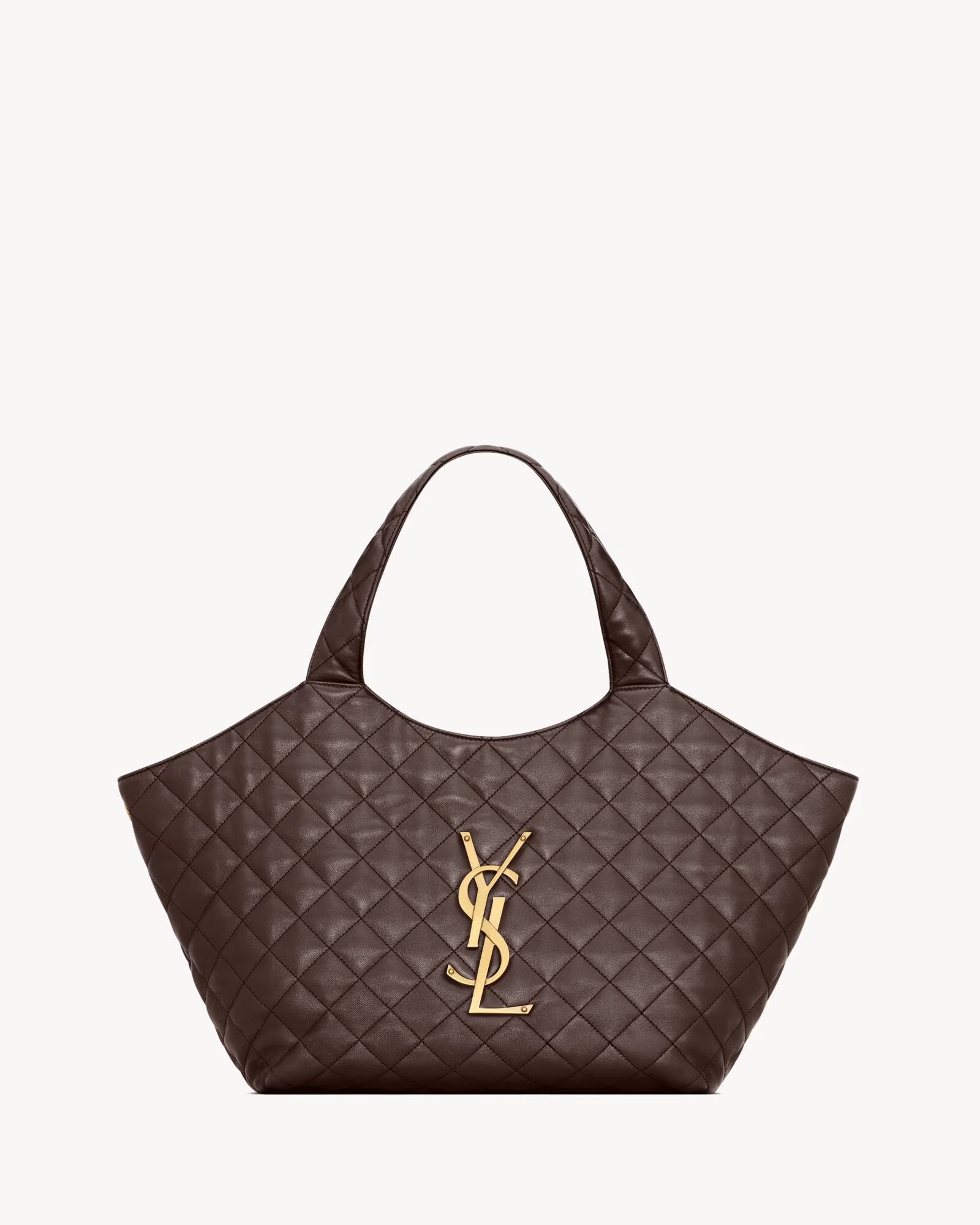 YSL Icare Medium In Quilted Nappa