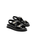 CHANEL CC Double Strap Sandals