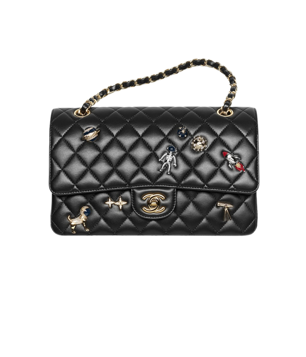 Chanel Classic 11.12 Handbag

Lambskin Leather with Embellishments
