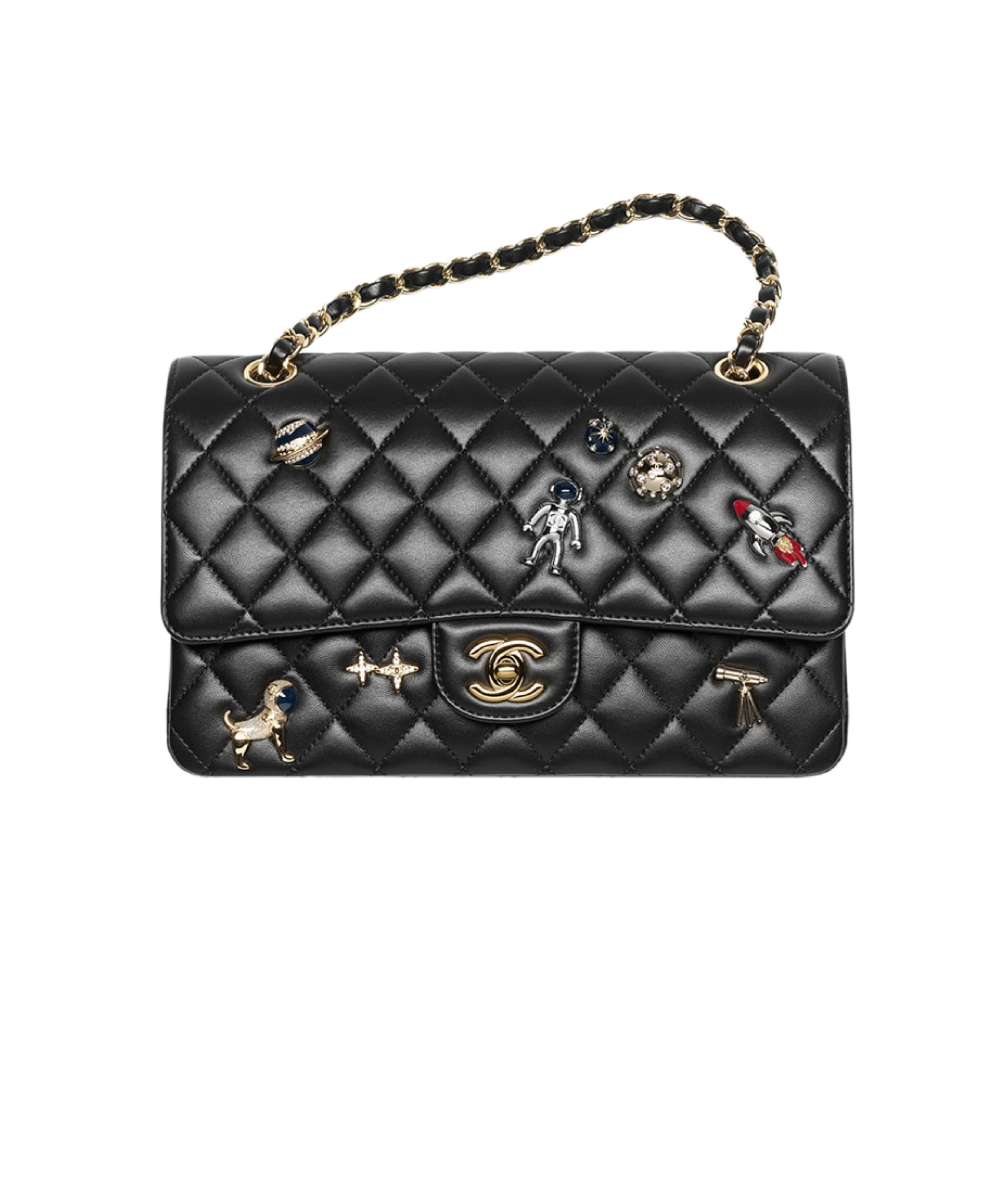 Chanel Classic 11.12 Handbag

Lambskin Leather with Embellishments