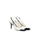 CHANEL Slingback Pumps

Color: White/Black