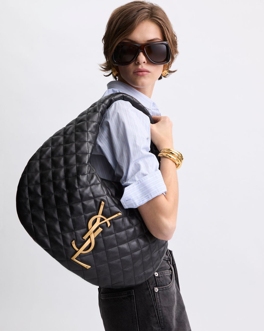 YSL Quilted Nappa Bag