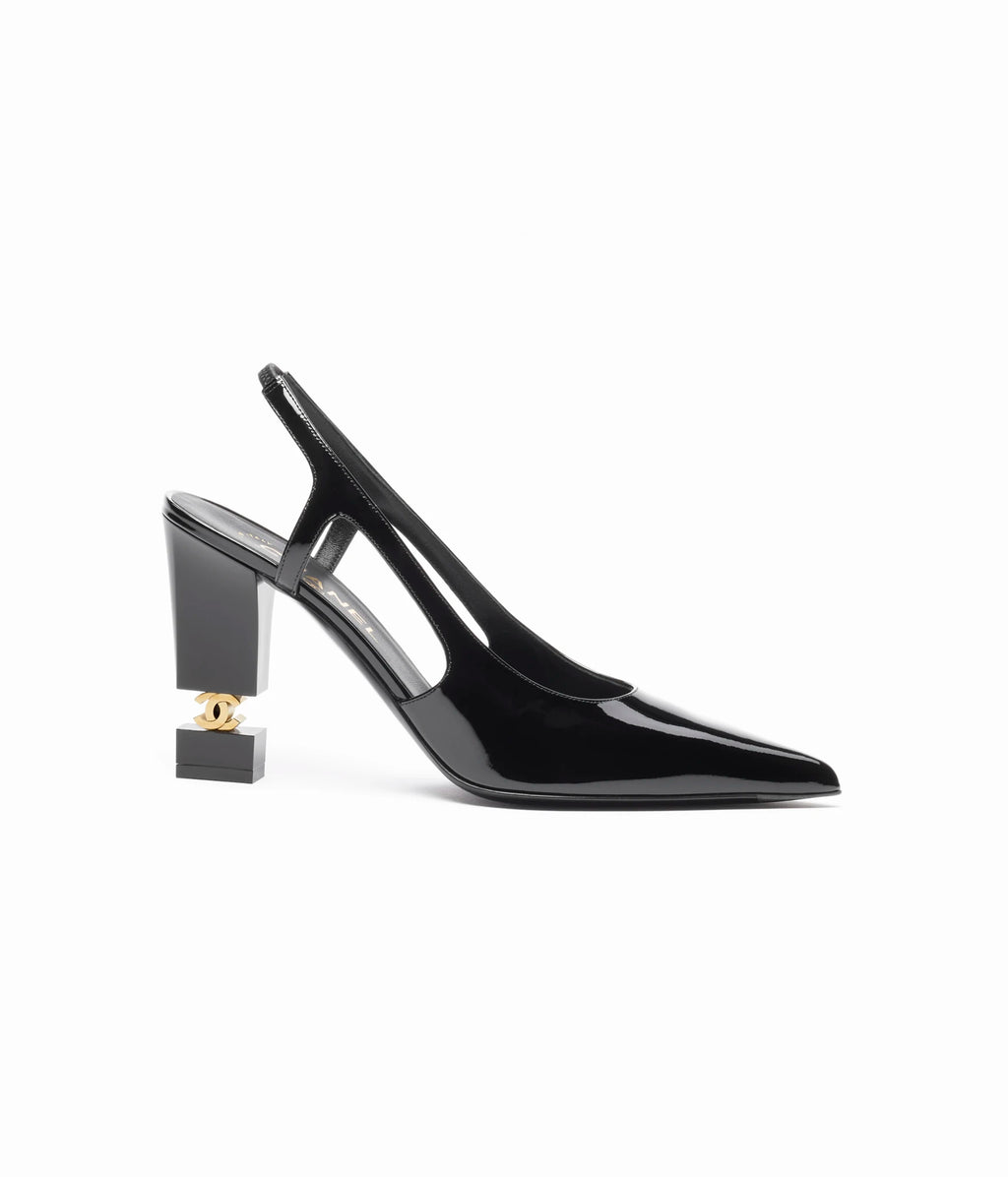 Chanel CC Slingbacks

Color: Black