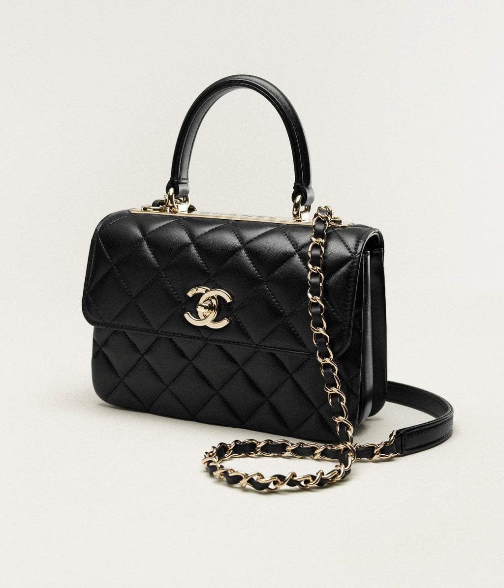 Chanel Mini Kelly Top Handle
Lambskin Leather