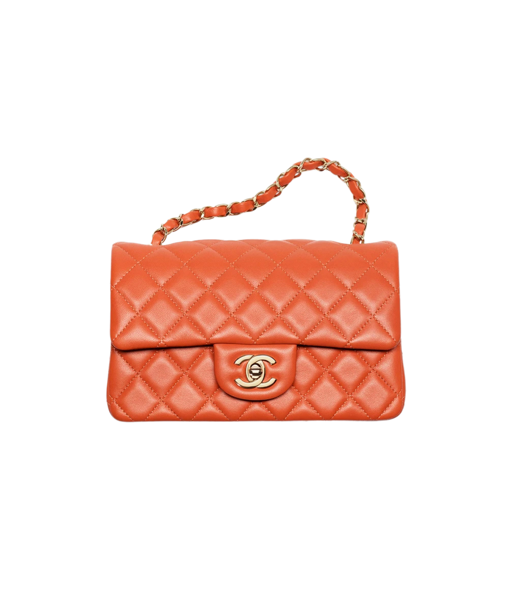 Chanel Mini Classic Flap Bag

Lambskin Leather